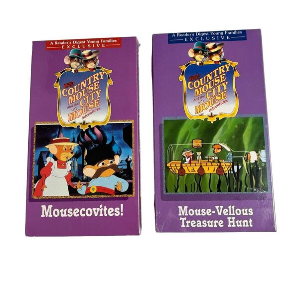 The Country Mouse And The City Mouse Adventures Set of 9 VHS Tapes Sealed Movies - Picture 5 of 15